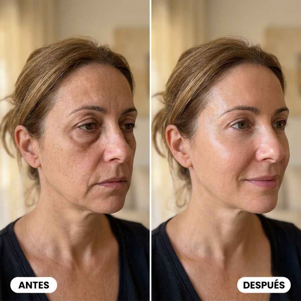Reafirma las bolsas de tus ojos en solo 20 minutos. | GlowEye Patch