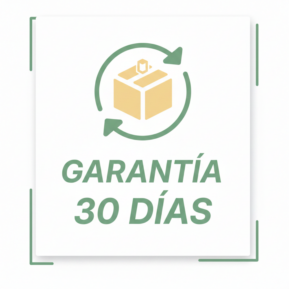 Garantía 30 Días - Verde y Blanco